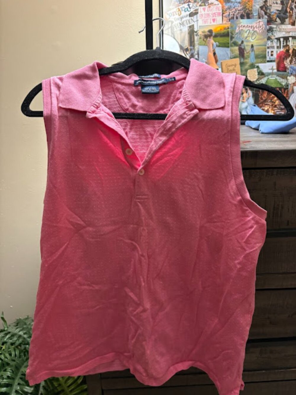 RALPH LAUREN GOLD TANK TOP SIZE LARGE